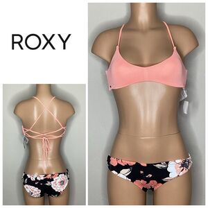 New. Roxy & O’Neill bikini set. S/L. Retails $89